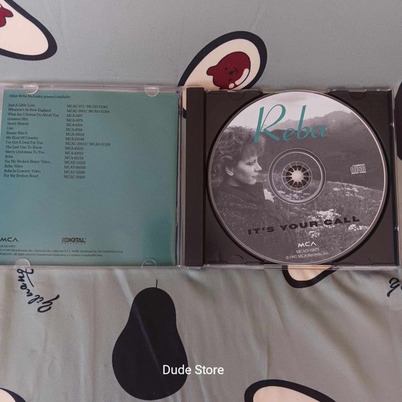 Reba McEntire - It's Your Call - 1992 CD - 10 Songs - Picture 2 of 3